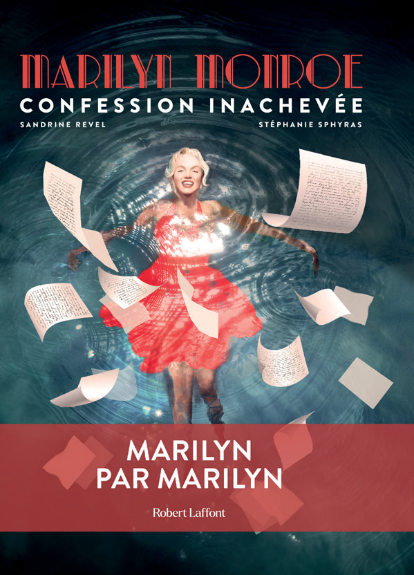 Couverture du roman graphique Marilyn par Marilyn, éditions Robert Laffont
